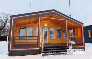 Дом 88м&sup2;, 1-этажный, посуточно, 