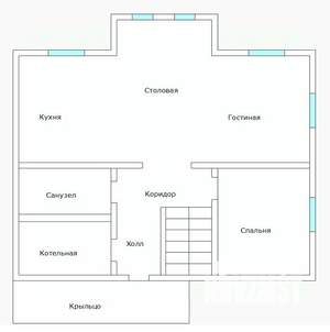 Дом 154м², 2-этажный, участок 12 сот.  