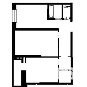 2-к квартира, на длительный срок, 60м2, 6/9 этаж