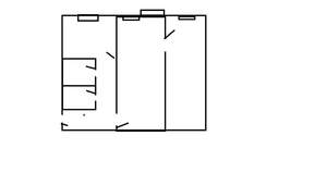 2-к квартира, вторичка, 45м2, 5/5 этаж