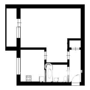 1-к квартира, вторичка, 34м2, 5/5 этаж