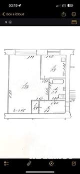 1-к квартира, вторичка, 30м2, 1/5 этаж
