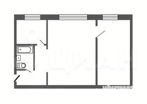 2-к квартира, вторичка, 46м2, 2/5 этаж