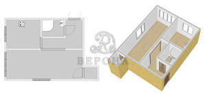 1-к квартира, вторичка, 31м2, 2/5 этаж