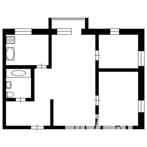 2-к квартира, вторичка, 41м2, 4/4 этаж