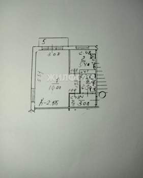 1-к квартира, вторичка, 30м2, 4/5 этаж