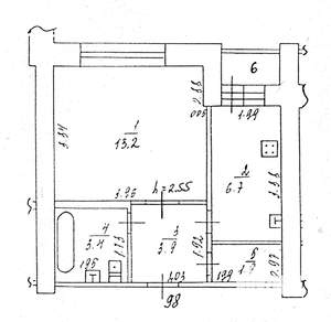 1-к квартира, вторичка, 29м2, 7/9 этаж