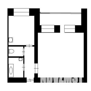 1-к квартира, вторичка, 39м2, 4/9 этаж