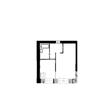 1-к квартира, вторичка, 37м2, 3/9 этаж